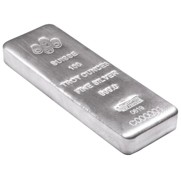 스위스 팜프 100온스 실버바 | VAT 면세 | 스위스 보관