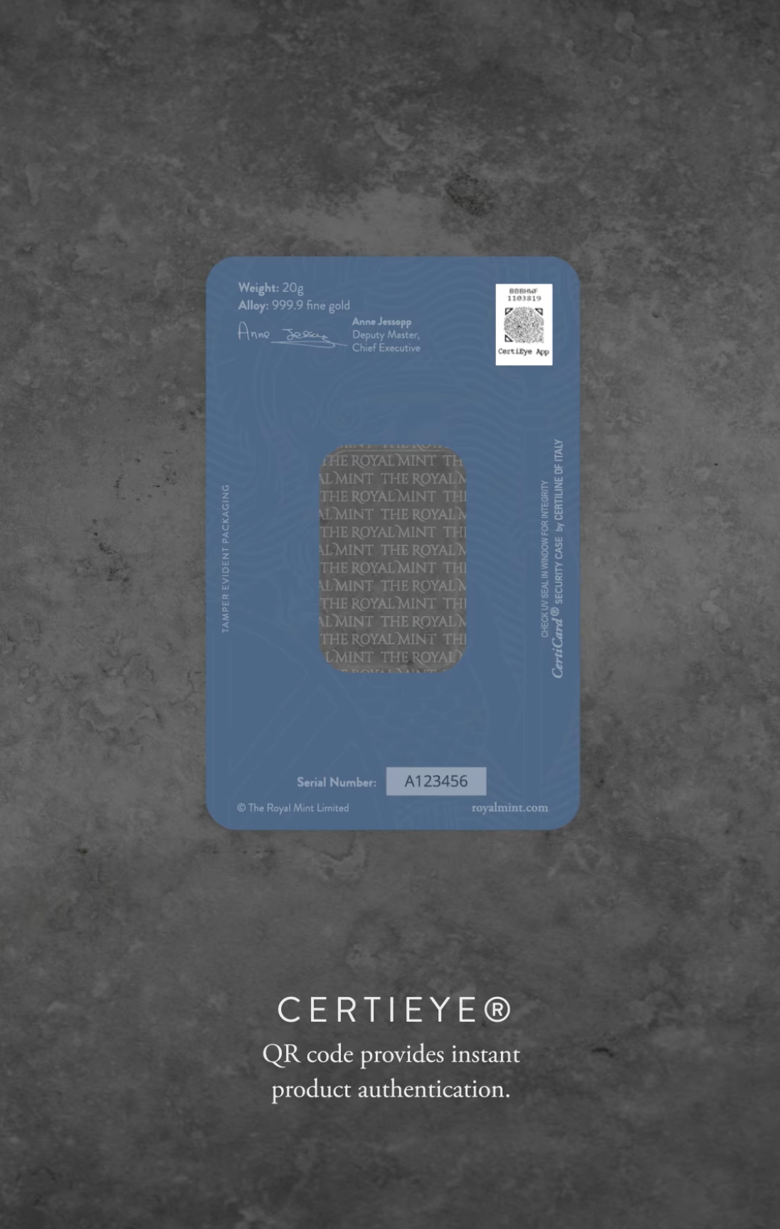 영국 브리타니아 1온스 골드바 | VAT 면세 | 영국 보관