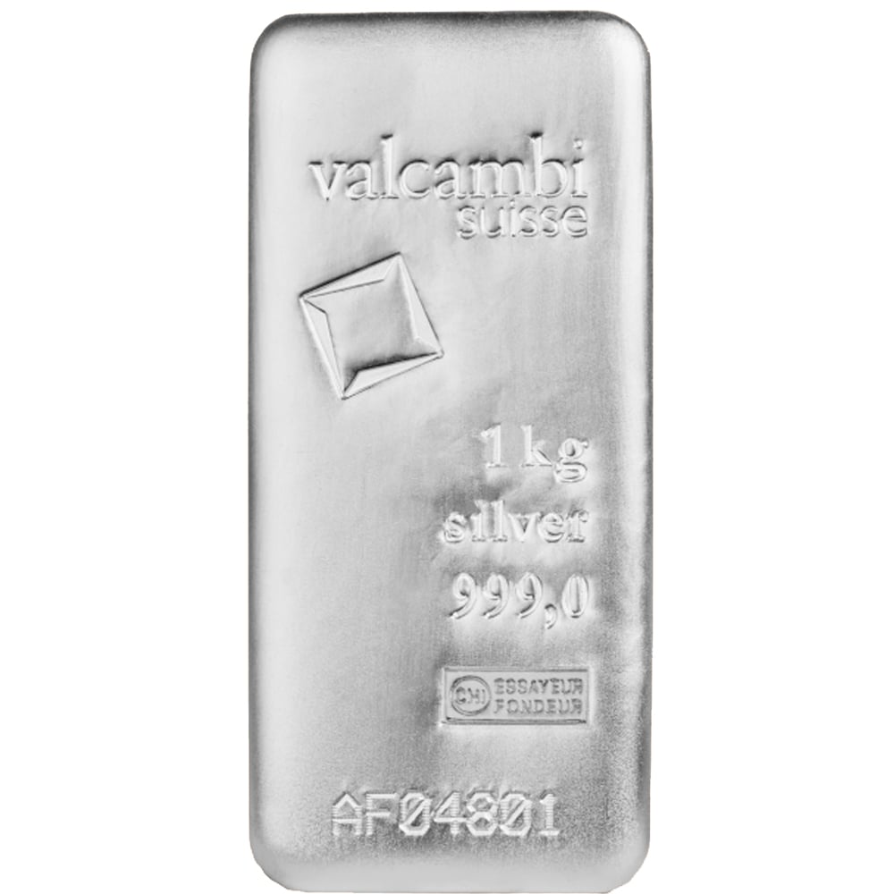 스위스 발캄비 1kg 실버바 | VAT 면세 | 스위스 보관